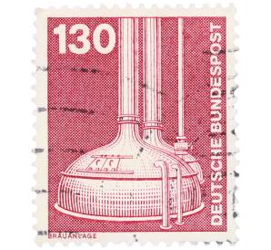 Почтовая марка 130 пфеннигов 1982 года Западная Германия (ФРГ) «Пивоварение» — Фото №1