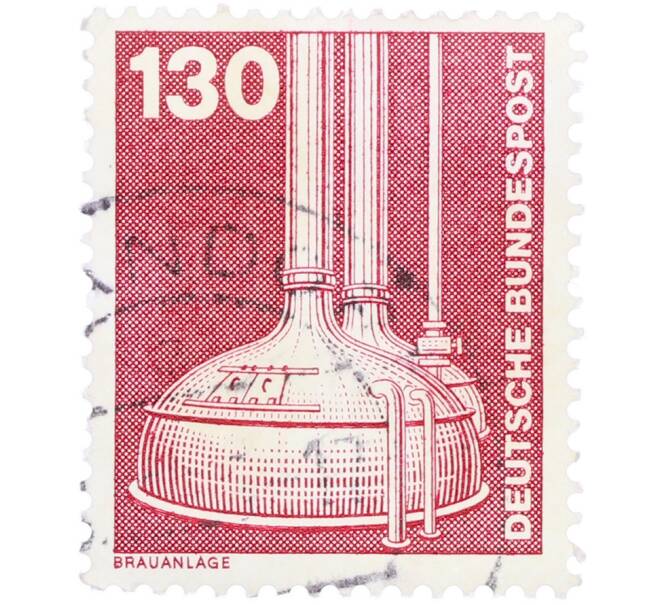 Почтовая марка 130 пфеннигов 1982 года Западная Германия (ФРГ) «Пивоварение» (Артикул: T11-36072) — Фото №1