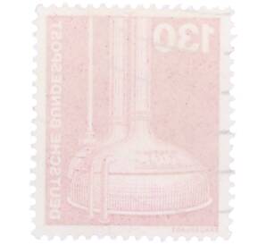 Почтовая марка 130 пфеннигов 1982 года Западная Германия (ФРГ) «Пивоварение» — Фото №2