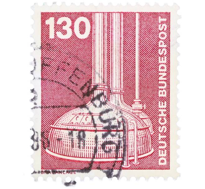 Почтовая марка 130 пфеннигов 1982 года Западная Германия (ФРГ) «Пивоварение» (Артикул: T11-36075) — Фото №1