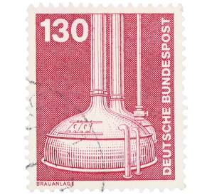 Почтовая марка 130 пфеннигов 1982 года Западная Германия (ФРГ) «Пивоварение» — Фото №1
