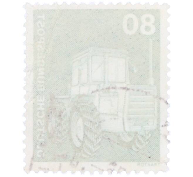 Почтовая марка 80 пфеннигов 1975 года Западная Германия (ФРГ) «Трактор» (Артикул: T11-36084) — Фото №2