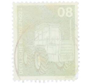 Почтовая марка 80 пфеннигов 1975 года Западная Германия (ФРГ) «Трактор» — Фото №2