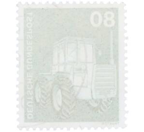 Почтовая марка 80 пфеннигов 1975 года Западная Германия (ФРГ) «Трактор» — Фото №2