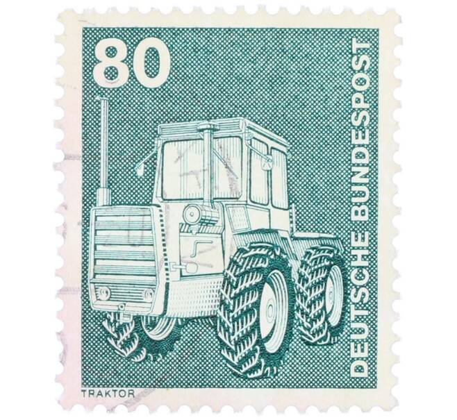 Почтовая марка 80 пфеннигов 1975 года Западная Германия (ФРГ) «Трактор» (Артикул: T11-36089) — Фото №1