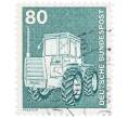 Почтовая марка 80 пфеннигов 1975 года Западная Германия (ФРГ) «Трактор» (Артикул: T11-36094) — Фото №1