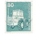 Почтовая марка 80 пфеннигов 1975 года Западная Германия (ФРГ) «Трактор» (Артикул: T11-36096) — Фото №1
