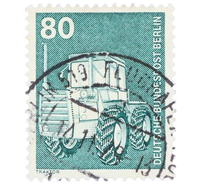 Почтовая марка 80 пфеннигов 1975 года Западная Германия (ФРГ) «Трактор» (Артикул: T11-36098) — Фото №1