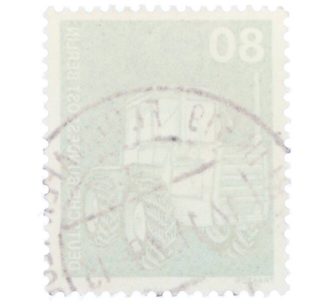 Почтовая марка 80 пфеннигов 1975 года Западная Германия (ФРГ) «Трактор» (Артикул: T11-36098) — Фото №2