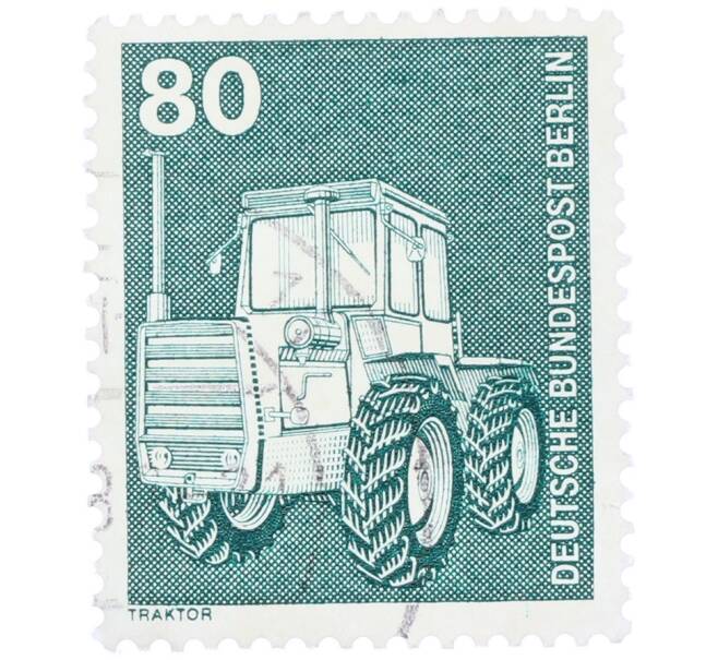 Почтовая марка 80 пфеннигов 1975 года Западная Германия (ФРГ) «Трактор» (Артикул: T11-36099) — Фото №1