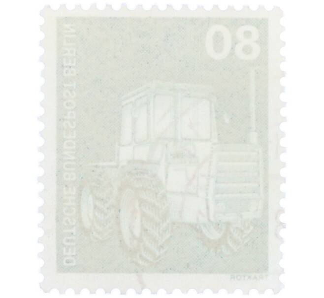 Почтовая марка 80 пфеннигов 1975 года Западная Германия (ФРГ) «Трактор» (Артикул: T11-36099) — Фото №2