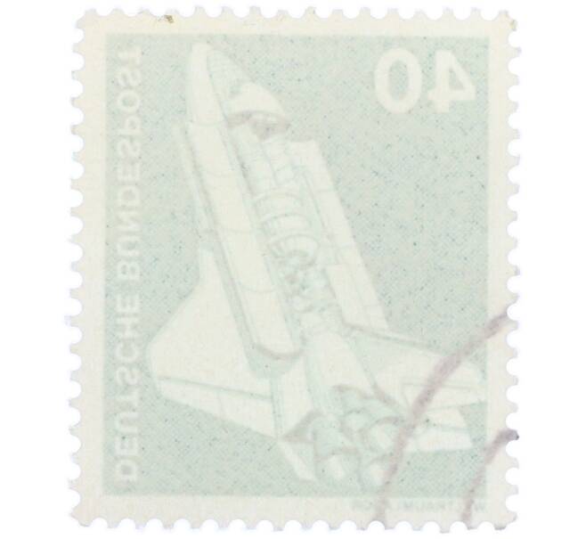 Почтовая марка 40 пфеннигов 1975 года Западная Германия (ФРГ) «SpaceLab» (Артикул: T11-36102) — Фото №2