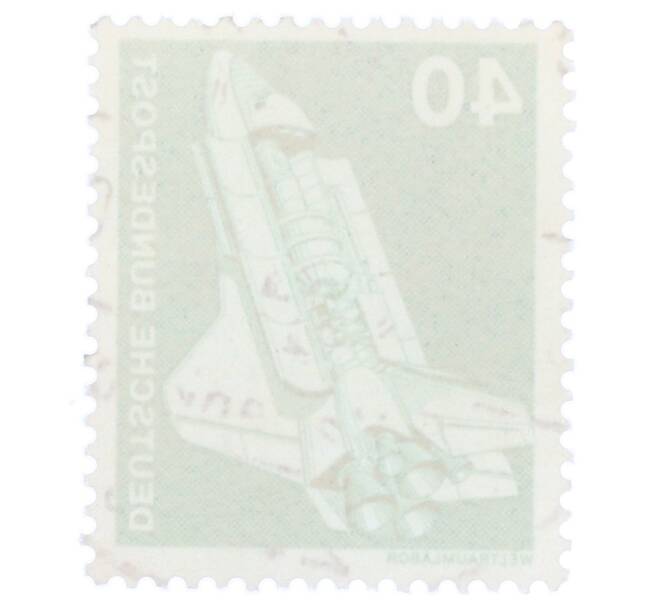 Почтовая марка 40 пфеннигов 1975 года Западная Германия (ФРГ) «SpaceLab» (Артикул: T11-36103) — Фото №2