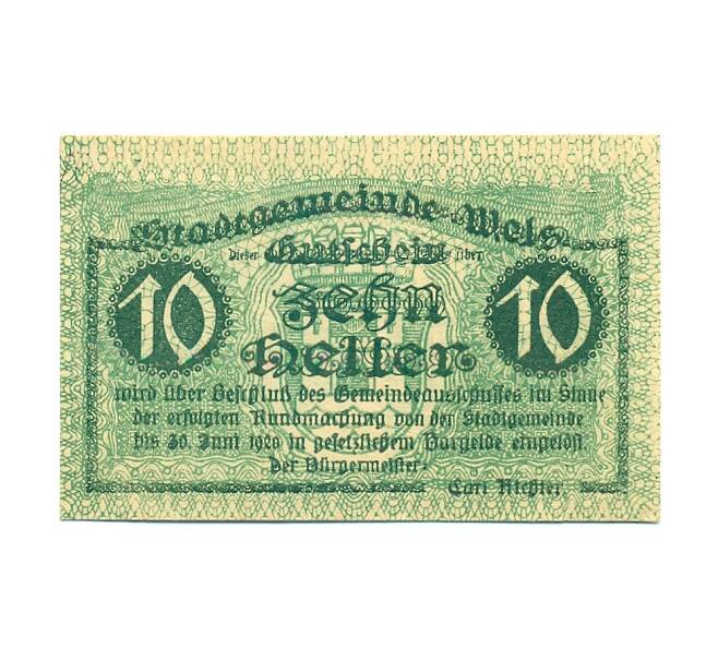 Банкнота 10 геллеров 1920 года Австрия — Вельс (Нотгельд) (Артикул: B2-16428) — Фото №1