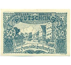 50 геллеров 1920 года Австрия — Луфтенберг (Нотгельд) — Фото №1