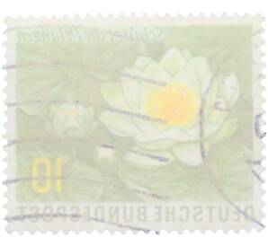 Почтовая марка 10 пфеннигов 1957 года Западная Германия (ФРГ) «День охраны природы» — Фото №2