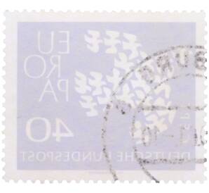 Почтовая марка 40 пфеннигов 1961 года Западная Германия (ФРГ) «Европейская конференция администраций почтовых служб и служб связи CEPT — Голуби» — Фото №2