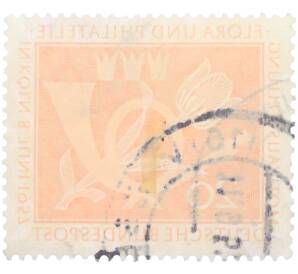 Почтовая марка 20 пфеннигов 1957 года Западная Германия (ФРГ) «Выставка почтовых марок в Кельне — Флора и филателия» — Фото №2