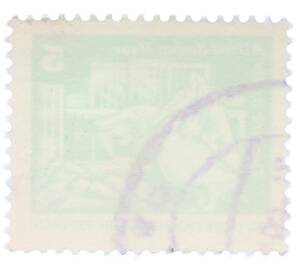 Почтовая марка 5 пфеннигов 1973 года Восточная Германия (ГДР) «Розовый пеликан» — Фото №2