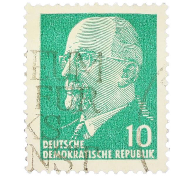 Почтовая марка 10 пфеннигов 1964 года Восточная Германия (ГДР) «Вальтер Эрнст Пауль Ульбрихт» (Артикул: T11-36196) — Фото №1