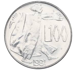 100 лир 1981 года Сан-Марино — Фото №1