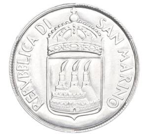 5 лир 1973 года Сан-Марино — Фото №2