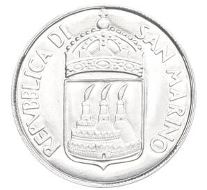 1 лира 1973 года Сан-Марино — Фото №2