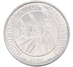 100 лир 1974 года Сан-Марино — Фото №2