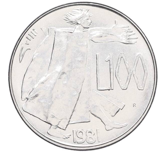 Монета 100 лир 1981 года Сан-Марино (Артикул: K8-0859) — Фото №1