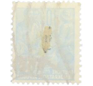 Почтовая марка 10 пфеннигов 1955 года Восточная Германия (ГДР) «Пятилетний план — Крестьянин и рабочий» — Фото №2