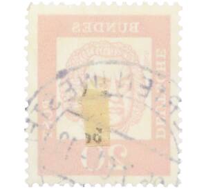 Почтовая марка 20 пфеннигов 1961 года Западная Германия (ФРГ) «Выдающиеся немцы — Иоганн Себастьян Бах» — Фото №2
