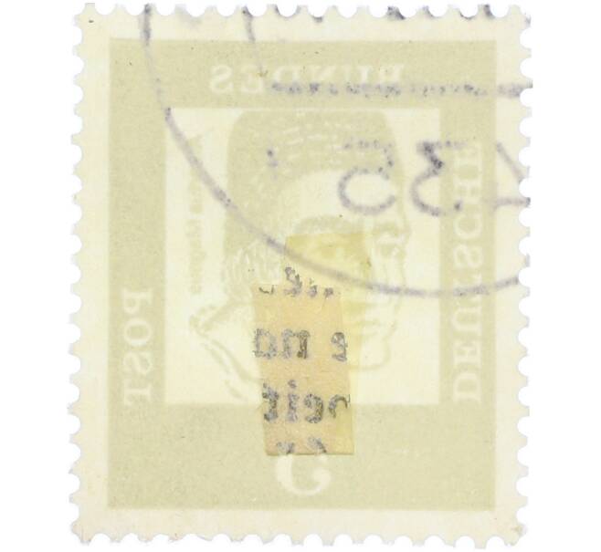 Почтовая марка 5 пфеннигов 1961 года Западная Германия (ФРГ) «Выдающиеся немцы — Альберт Великий» (Артикул: T11-36291) — Фото №2