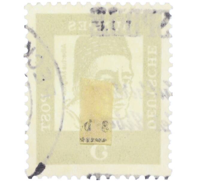 Почтовая марка 5 пфеннигов 1961 года Западная Германия (ФРГ) «Выдающиеся немцы — Альберт Великий» (Артикул: T11-36293) — Фото №2