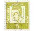 Почтовая марка 5 пфеннигов 1961 года Западная Германия (ФРГ) «Выдающиеся немцы — Альберт Великий» (Артикул: T11-36294) — Фото №1