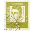 Почтовая марка 5 пфеннигов 1961 года Западная Германия (ФРГ) «Выдающиеся немцы — Альберт Великий» (Артикул: T11-36303) — Фото №1