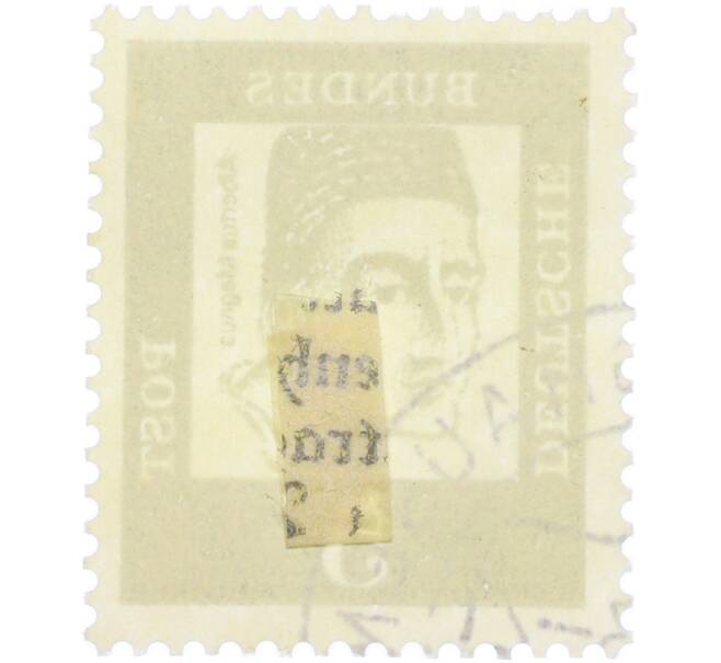Почтовая марка 5 пфеннигов 1961 года Западная Германия (ФРГ) «Выдающиеся немцы — Альберт Великий» (Артикул: T11-36303) — Фото №2