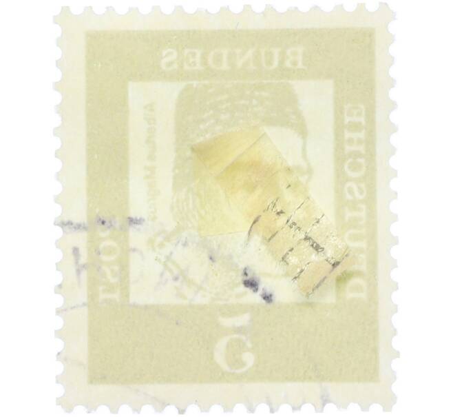 Почтовая марка 5 пфеннигов 1961 года Западная Германия (ФРГ) «Выдающиеся немцы — Альберт Великий» (Артикул: T11-36304) — Фото №2