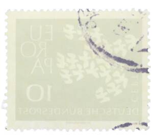 Почтовая марка 10 пфеннигов 1961 года Западная Германия (ФРГ) «Европейская конференция администраций почтовых служб и служб связи CEPT — Голуби» — Фото №2