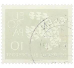 Почтовая марка 10 пфеннигов 1961 года Западная Германия (ФРГ) «Европейская конференция администраций почтовых служб и служб связи CEPT — Голуби» — Фото №2