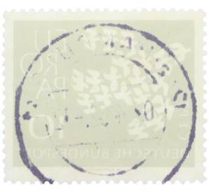 Почтовая марка 10 пфеннигов 1961 года Западная Германия (ФРГ) «Европейская конференция администраций почтовых служб и служб связи CEPT — Голуби» — Фото №2