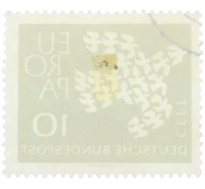 Почтовая марка 10 пфеннигов 1961 года Западная Германия (ФРГ) «Европейская конференция администраций почтовых служб и служб связи CEPT — Голуби» — Фото №2