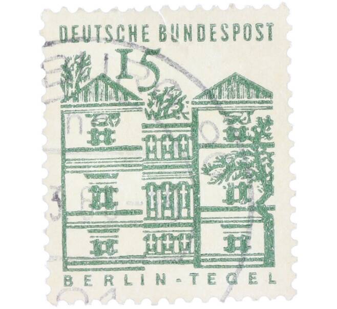 Почтовая марка 15 пфеннигов 1964 года Западная Германия (ФРГ) «Берлин-Тегель» (Артикул: T11-36379) — Фото №1