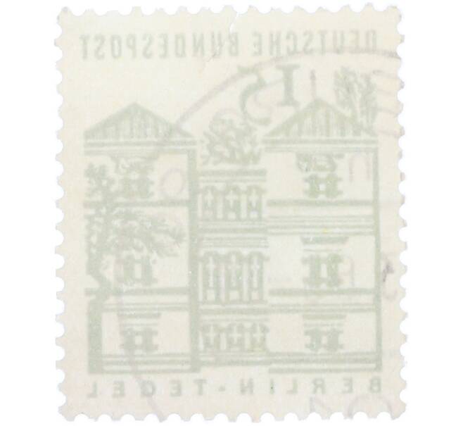 Почтовая марка 15 пфеннигов 1964 года Западная Германия (ФРГ) «Берлин-Тегель» (Артикул: T11-36379) — Фото №2