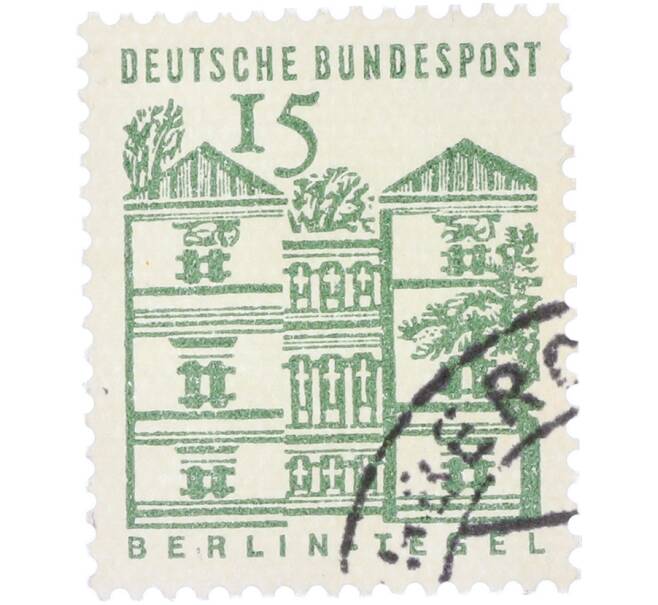 Почтовая марка 15 пфеннигов 1964 года Западная Германия (ФРГ) «Берлин-Тегель» (Артикул: T11-36380) — Фото №1