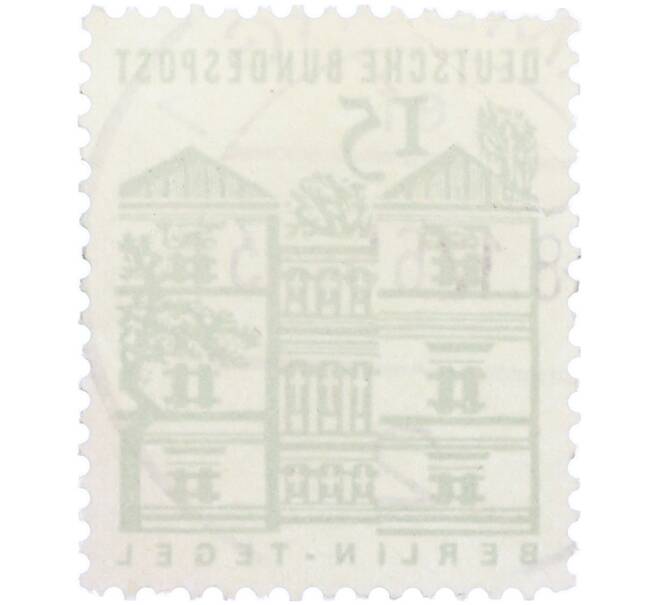 Почтовая марка 15 пфеннигов 1964 года Западная Германия (ФРГ) «Берлин-Тегель» (Артикул: T11-36381) — Фото №2