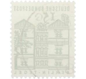 Почтовая марка 15 пфеннигов 1964 года Западная Германия (ФРГ) «Берлин-Тегель» — Фото №2