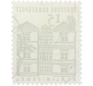 Почтовая марка 15 пфеннигов 1964 года Западная Германия (ФРГ) «Берлин-Тегель» — Фото №2