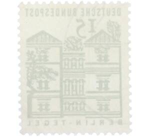 Почтовая марка 15 пфеннигов 1964 года Западная Германия (ФРГ) «Берлин-Тегель» — Фото №2