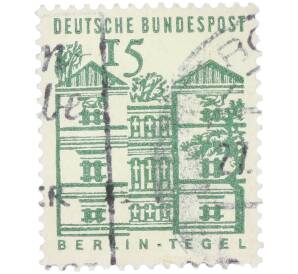 Почтовая марка 15 пфеннигов 1964 года Западная Германия (ФРГ) «Берлин-Тегель» — Фото №1