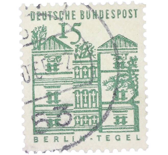 Почтовая марка 15 пфеннигов 1964 года Западная Германия (ФРГ) «Берлин-Тегель» (Артикул: T11-36386) — Фото №1